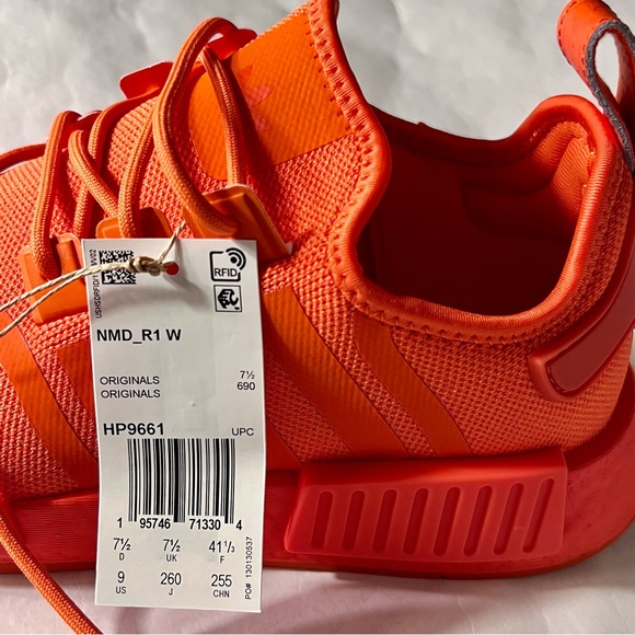 Adidas NMD_R1 W Sneakers Orange Sizes 9 and 9.5 - Picture 13 of 15
